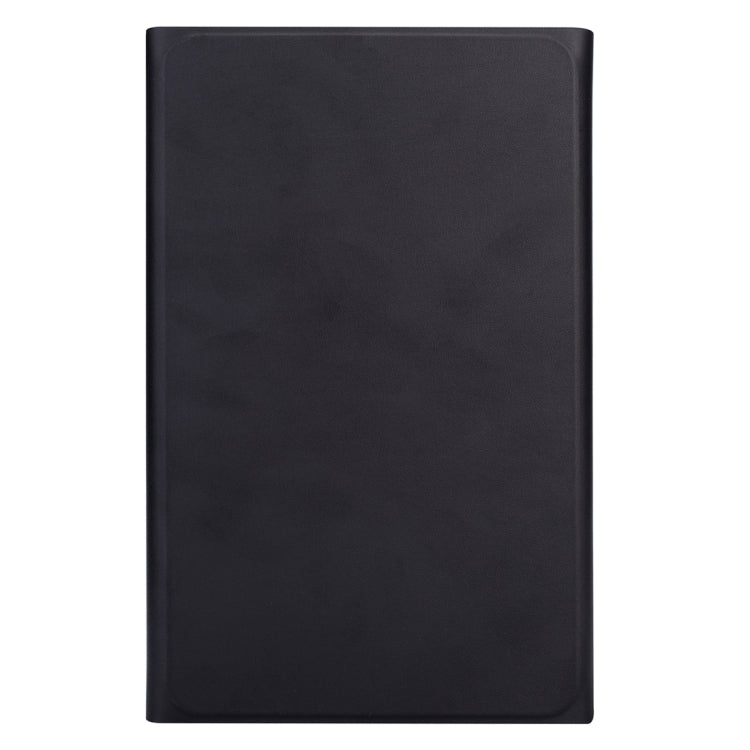 DY580 For Galaxy Tab A 10.1 T580 / T585 Detachable Plastic Bluetooth Keyboard Leather Tablet Case with Holder (Black)