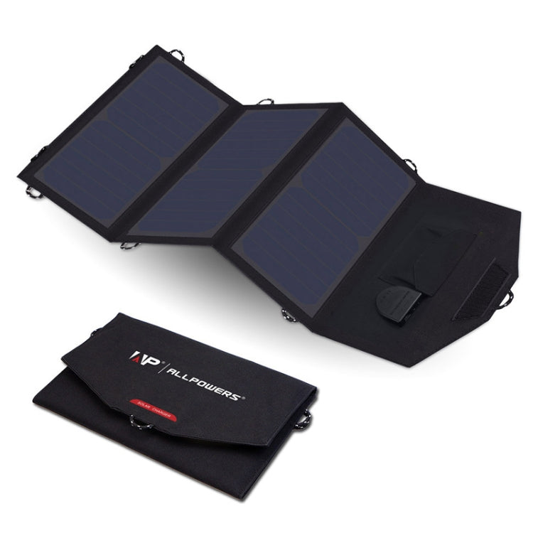 ALLPOWERS 18V 21W Solar Charger Panel Water-resistant Foldable Solar Power
