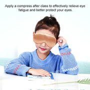 USB Charging Heating Silk Moxa Sleep Eye Mask (Green)