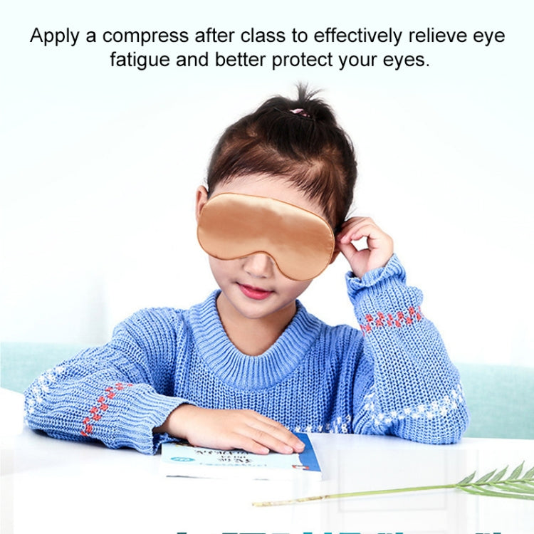 USB Charging Heating Silk Moxa Sleep Eye Mask (Green)