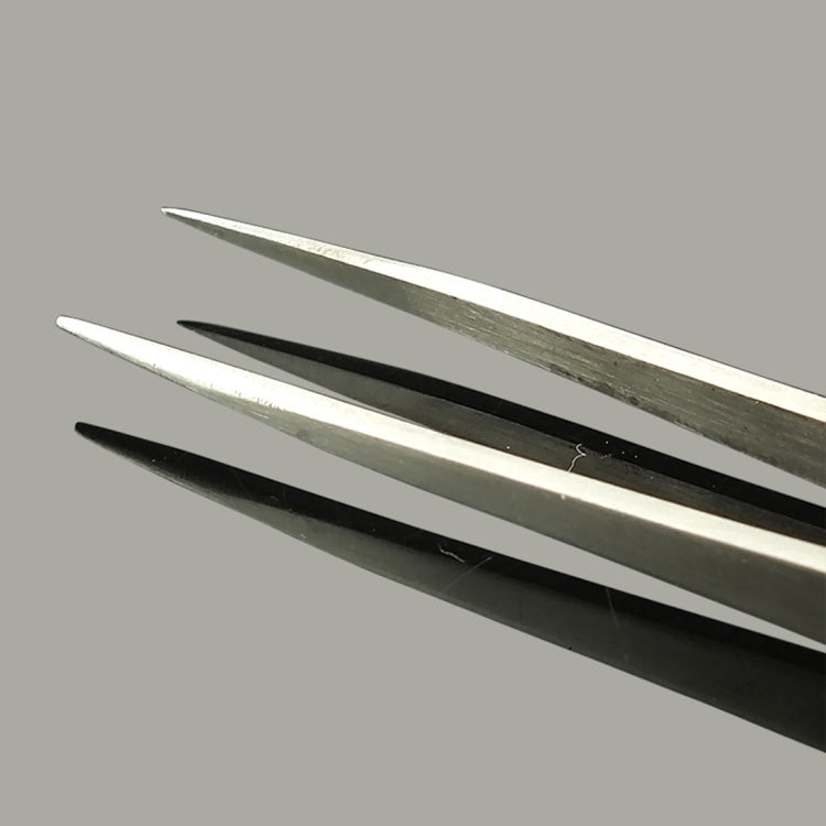 Gooi TS-11 Steel Straight Tweezers (Silver)