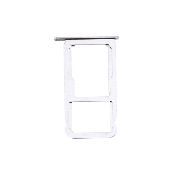 For Huawei P9 Nano SIM + Micro SD / Nano SIM Card Tray(Silver)