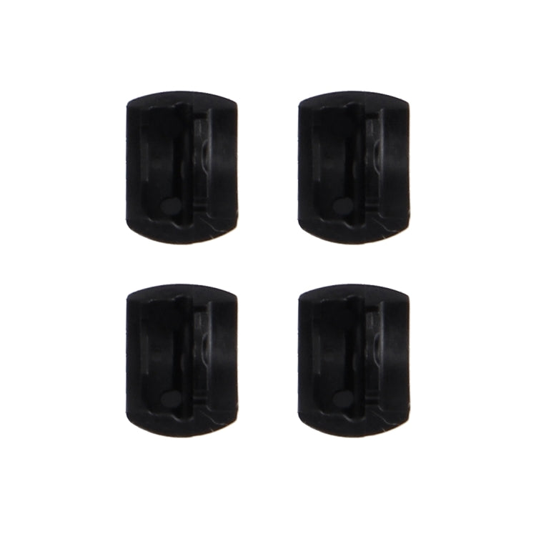 4 PCS Front Bezel Edge for Sony Xperia C4(Black)