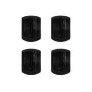 4 PCS Front Bezel Edge for Sony Xperia C4(Black)
