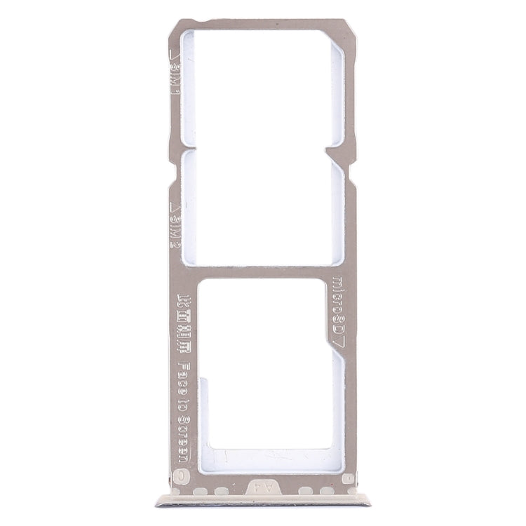 For OPPO A3 2 x SIM Card Tray + Micro SD Card Tray (Blue)