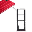 For OPPO K1 2 x SIM Card Tray + Micro SD Card Tray (Red) - Card Socket by PMc TechLife | Online Shopping South Africa | PMc TechLife | Buy Now Pay Later Mobicred