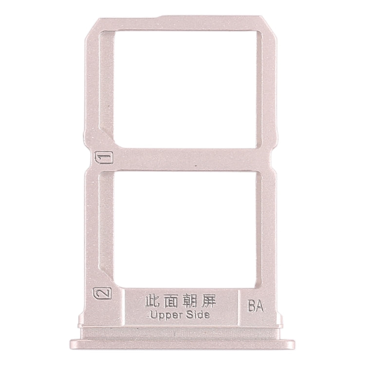 For Vivo X9 2 x SIM Card Tray (Gold)