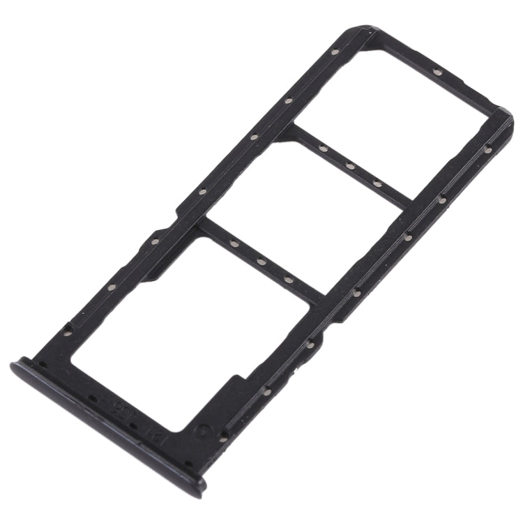 For OPPO A7x / F9 / F9 Pro / Realme 2 Pro 2 x SIM Card Tray + Micro SD Card Tray (Black)