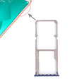 For OPPO A83 2 x SIM Card Tray + Micro SD Card Tray (Blue) - Card Tray by PMc TechLife | Online Shopping South Africa | PMc TechLife | Buy Now Pay Later Mobicred