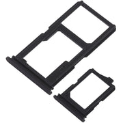 For Vivo Y66 2 x SIM Card Tray + Micro SD Card Tray (Black)
