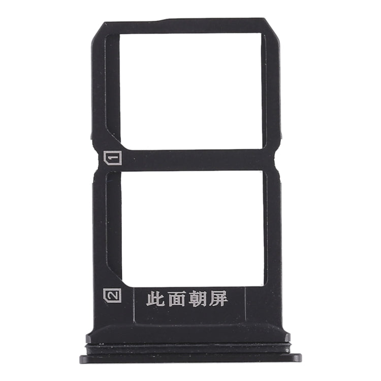 For Vivo X9s Plus 2 x SIM Card Tray (Black)