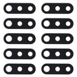 10 PCS Back Camera Lens Cover for Nokia X6 - Camera by PMC TechLife | Online Shopping South Africa | PMC TechLife | Buy Now Pay Later Mobicred