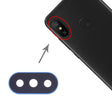 10 PCS Camera Lens Cover for Xiaomi Redmi 6 Pro / MI A2 Lite(Blue) - Camera by PMc TechLife | Online Shopping South Africa | PMc TechLife | Buy Now Pay Later Mobicred