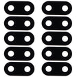 10 PCS Back Camera Lens for Xiaomi Mi Play - Camera by PMc TechLife | Online Shopping South Africa | PMc TechLife | Buy Now Pay Later Mobicred