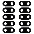 10 PCS Back Camera Lens for Xiaomi Redmi 7 - Camera by PMc TechLife | Online Shopping South Africa | PMc TechLife | Buy Now Pay Later Mobicred