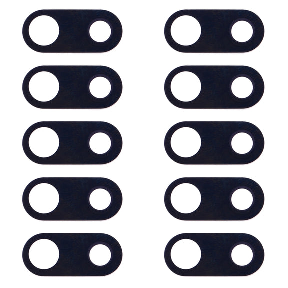 10 PCS Back Camera Lens for LG V30 H930 H933 (Black)