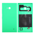 for Nokia Lumia 735 Solid Color NFC Battery Back Cover(Green) - Back Cover by PMC TechLife | Online Shopping South Africa | PMC TechLife | Buy Now Pay Later Mobicred