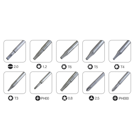 10 in 1 BEST BST-8800E Repair Tool Precision Multi-purpose Magnetic Screwdriver Set
