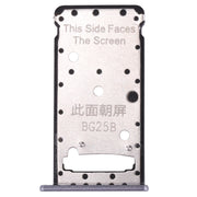 For Huawei Enjoy 7 Plus / Y7 Prime SIM Card Tray & SIM / Micro SD Card Tray(Grey)