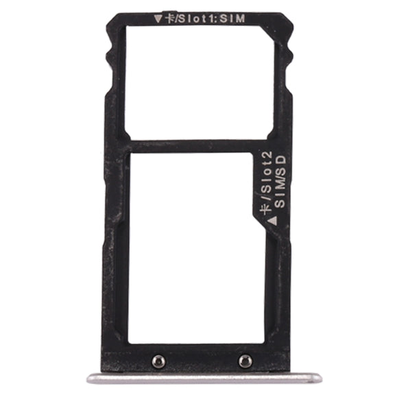 For Huawei Maimang 5 SIM Card Tray & SIM / Micro SD Card Tray(Silver)