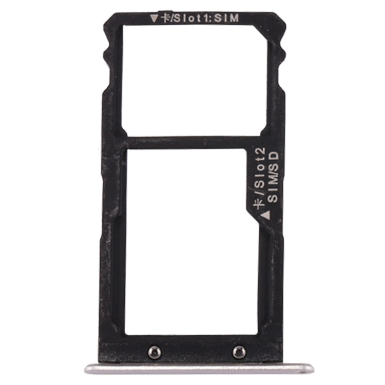For Huawei Maimang 5 SIM Card Tray & SIM / Micro SD Card Tray(Silver)
