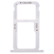 For Huawei Honor 6X / GR5 2017 SIM Card Tray & SIM / Micro SD Card Tray(Silver)