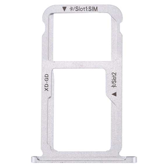 For Huawei Honor 6X / GR5 2017 SIM Card Tray & SIM / Micro SD Card Tray(Silver)