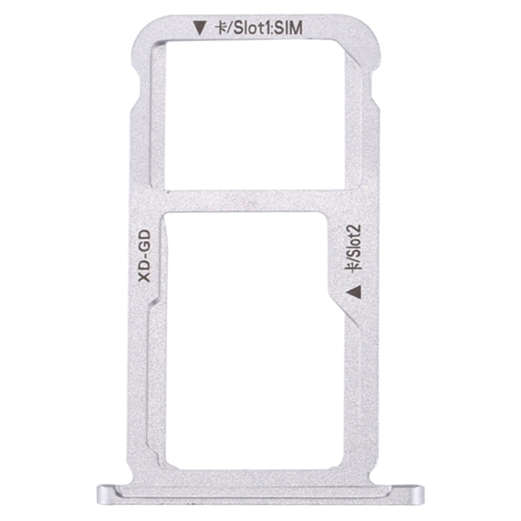 For Huawei Honor 6X / GR5 2017 SIM Card Tray & SIM / Micro SD Card Tray(Silver)