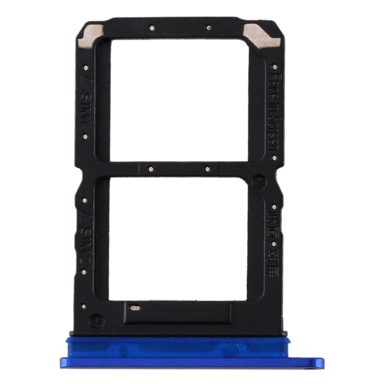 For Realme X2 Pro SIM Card Tray + SIM Card Tray (Blue)