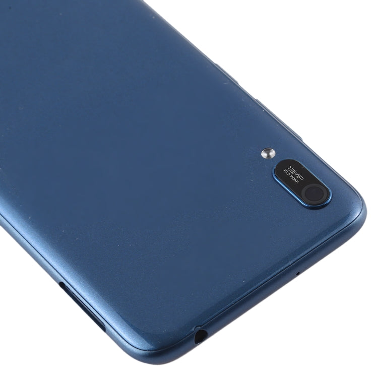Battery Back Cover with Camera Lens & Side Keys for Huawei Enjoy 9e(Blue)