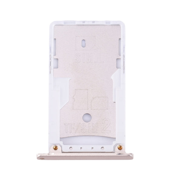 For Xiaomi Redmi Note 3 (Qualcomm Version) SIM & SIM / TF Card Tray(Gold)