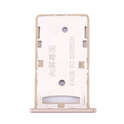 For Xiaomi Redmi 4A SIM & SIM / TF Card Tray(Gold)