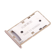 For Xiaomi Redmi 4A SIM & SIM / TF Card Tray(Gold)