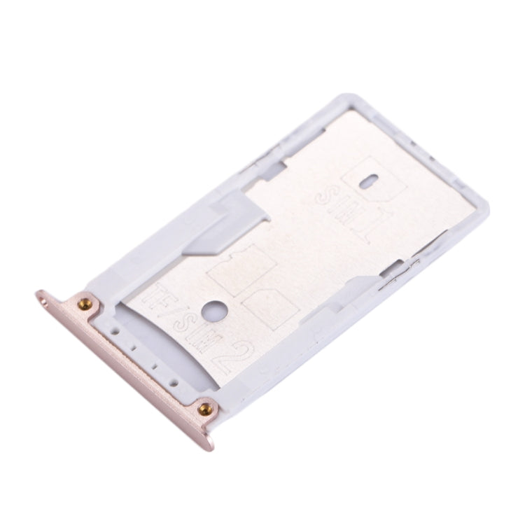 For Xiaomi Redmi 4X SIM & SIM / TF Card Tray(Gold)