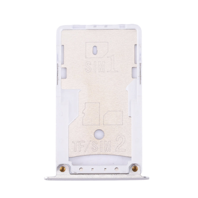 For Xiaomi Redmi 4X SIM & SIM / TF Card Tray(Silver)