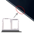 SIM Card Tray + Micro SD Card Tray for LG V40 ThinQ (Black) - For LG by PMc TechLife | Online Shopping South Africa | PMc TechLife | Buy Now Pay Later Mobicred