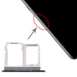 SIM Card Tray + Micro SD Card Tray for LG V50 ThinQ 5G(Black) - For LG by PMC TechLife | Online Shopping South Africa | PMC TechLife | Buy Now Pay Later Mobicred
