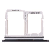 SIM Card Tray + Micro SD Card Tray for LG V50 ThinQ 5G(Black)