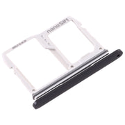 SIM Card Tray + Micro SD Card Tray for LG V50 ThinQ 5G(Black)