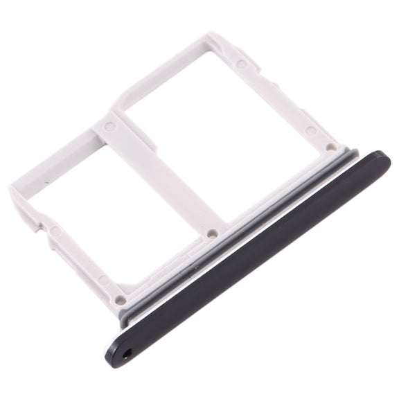 SIM Card Tray + Micro SD Card Tray for LG V50 ThinQ 5G(Black)