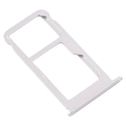 SIM Card Tray + SIM Card Tray / Micro SD Card Tray for Nokia X6 (2018) / TA-1099 / 6.1 Plus (White)