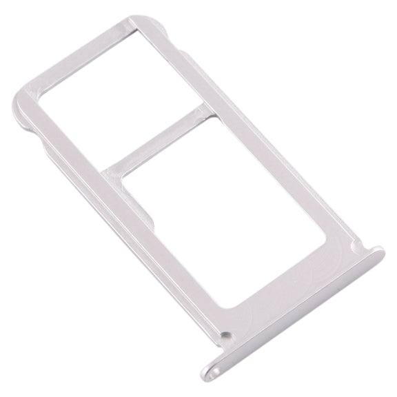 SIM Card Tray + SIM Card Tray / Micro SD Card Tray for Nokia X6 (2018) / TA-1099 / 6.1 Plus (White)