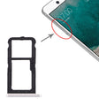SIM Card Tray + SIM Card Tray / Micro SD Card Tray for Nokia 7 TA-1041 (White) - Card Tray by PMc TechLife | Online Shopping South Africa | PMc TechLife | Buy Now Pay Later Mobicred