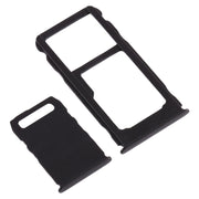 SIM Card Tray + SIM Card Tray + Micro SD Card Tray for Nokia 3.1 Plus (Blue)