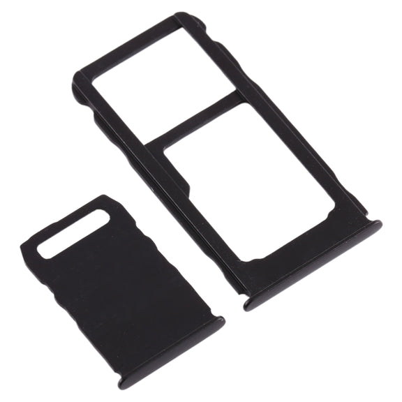 SIM Card Tray + SIM Card Tray + Micro SD Card Tray for Nokia 3.1 Plus (Blue)
