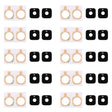 For Galaxy Alpha / G850 10pcs Back Camera Lens Cover with Sticker - free shipping - PMc TechLife - Order now!