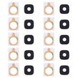 For Galaxy C7 Pro / C7010 10pcs Back Camera Lens Cover with Sticker - Other Galaxy Parts by PMc TechLife | Online Shopping South Africa | PMc TechLife | Buy Now Pay Later Mobicred