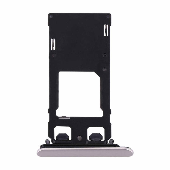 for Sony Xperia XZs (Single SIM Version) SIM & Micro SD Card Tray(Silver)
