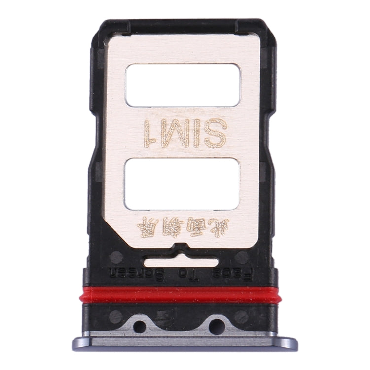SIM Card Tray + SIM Card Tray for Xiaomi Redmi K30 Pro(Black)