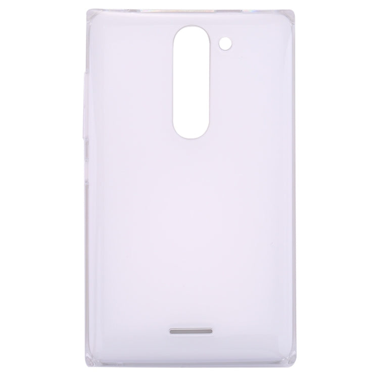 Dual SIM Battery Back Cover for Nokia Asha 502 (White)